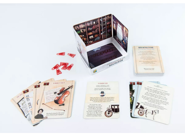 Decktective Lock Up Sherlock Holmes Escape Room Kortspill 