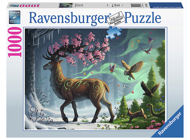 Deer of Spring 1000 biter Puslespill Ravensburger Puzzle