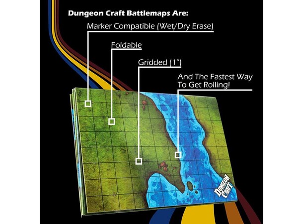 Dungeon Craft Battle Map Grasslands