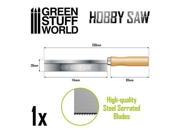 Hobby Razor Saw Green Stuff World 