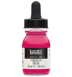 Ink Acrylic Fluorescent Pink Liquitex 987 - 30 ml