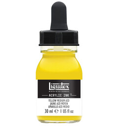 Ink Acrylic Yellow Medium Azo Liquitex 412 - 30 ml
