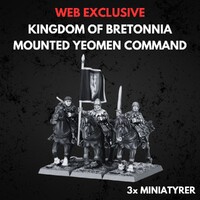 Kingdom of Bretonnia Mounted Yeomen Comm Warhammer The Old World - Command