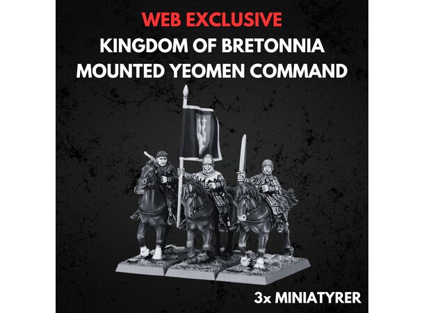 Kingdom of Bretonnia Mounted Yeomen Comm Warhammer The Old World - Command