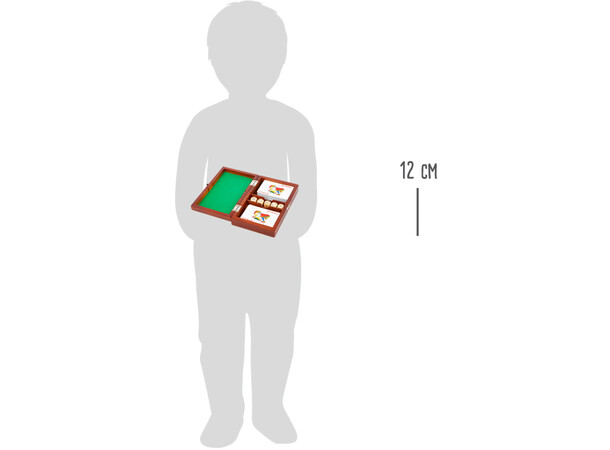 Kort + Tärningsspel med låda 2 kortlekar och 5 tärningar 