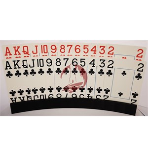 Kortholder til Kortspill 23cm - 2 rader 