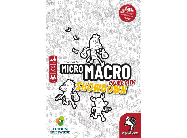 MicroMacro Crime City 4 Brettspill Showdown