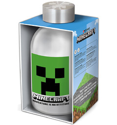 Minecraft Glassflaske 620ml