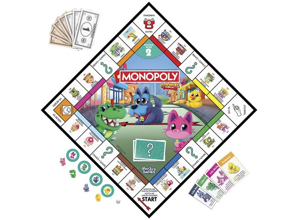 Monopoly Junior 2-i-1 - NORSK 