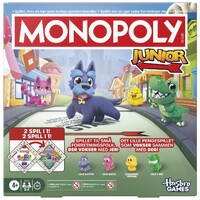 Monopoly Junior 2-i-1 Brettspill Norsk utgave