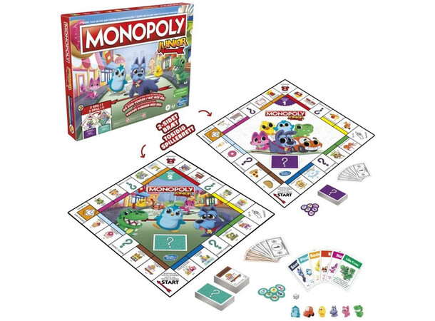 Monopoly Junior 2-i-1 Brettspill