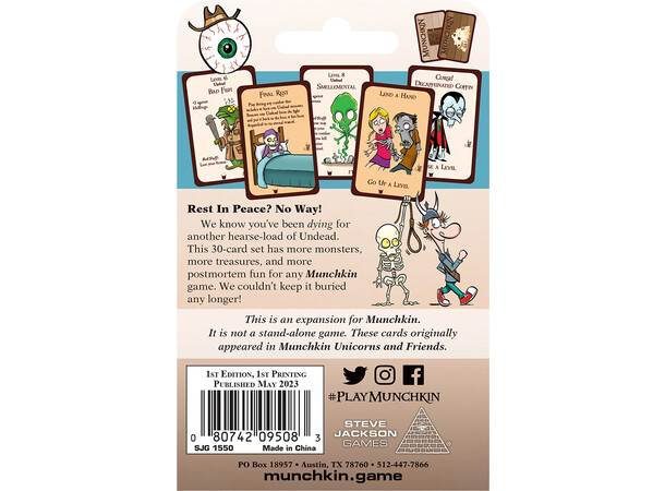 Munchkin Deathly Pail Expansion Utvidelse til Munchkin 