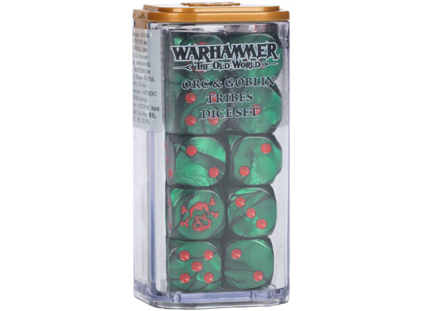 Orc & Goblin Tribes Dice Set Warhammer The Old World