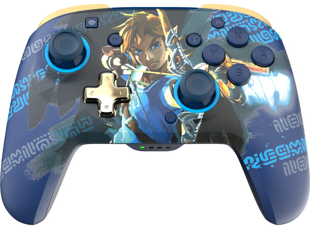 PDP Rematch Controller för Switch Link Wireless Controller - Glow in the Dark 