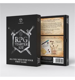 RPG Starter Kit Terninger, terningpose, Notatbok mm
