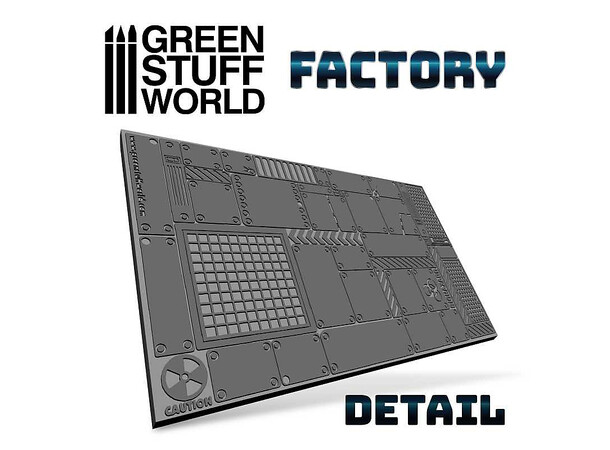 Rolling Pin Factory Ground - 25mm Green Stuff World
