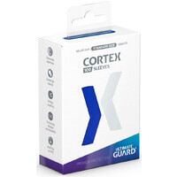 Sleeves Cortex Blå 100 st - 66x91 Ultimate Guard Standard Size