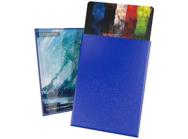 Sleeves Cortex Blå 100 st - 66x91 Ultimate Guard Standard Size 