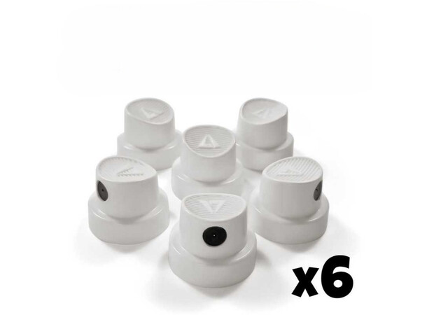 Standard Spray Caps (6 stk) - White Green Stuff World 