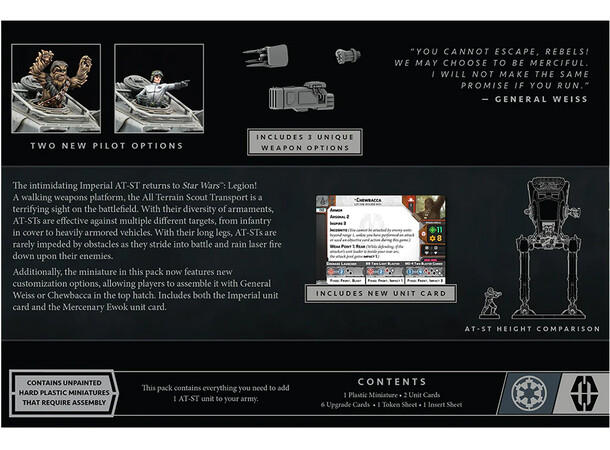 Star Wars Legion AT-ST Walker Expansion Expansion till Star Wars Legion 