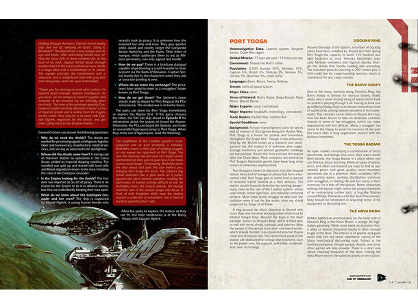Star Wars RPG AoR GM Kit Age of Rebellion Roleplaying Game 