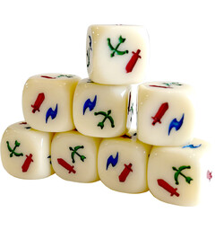 Summoner Wars Premium Dice Terningsett til Summoner Wars
