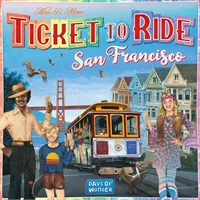 Ticket to Ride San Francisco Brettspill Norsk utgave