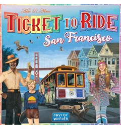 Ticket to Ride San Francisco Brettspill Norsk utgave