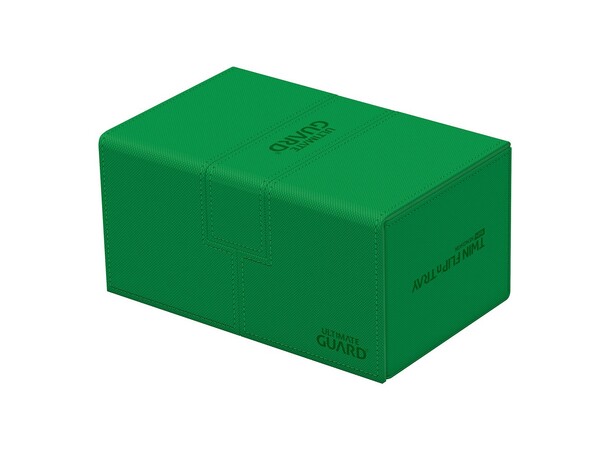 Twin Flip N Tray 160+ Grønn Ultimate Guard - Monocolor 