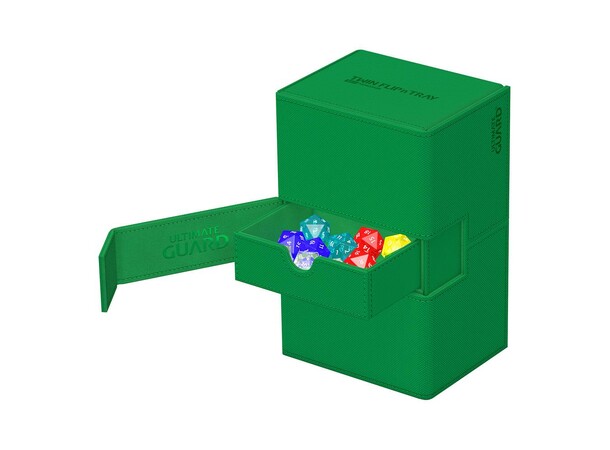 Twin Flip N Tray 160+ Grønn Ultimate Guard - Monocolor 