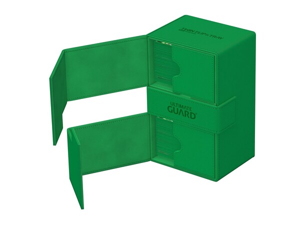 Twin Flip N Tray 160+ Grønn Ultimate Guard - Monocolor 