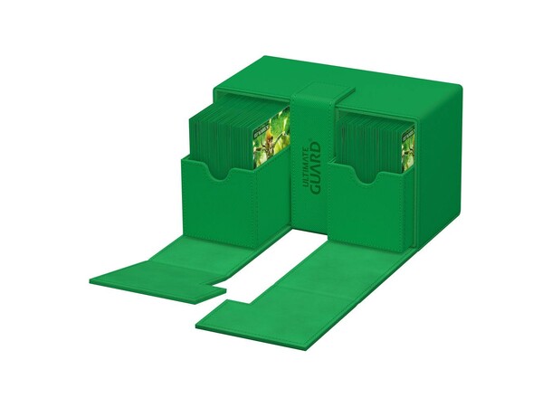 Twin Flip N Tray 160+ Grønn Ultimate Guard - Monocolor 