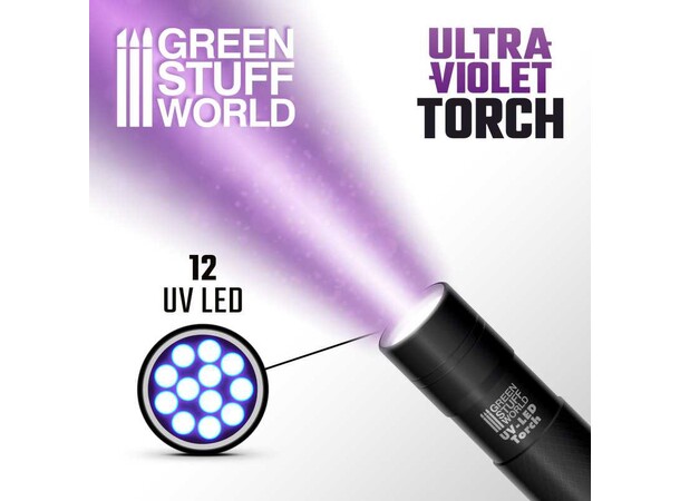 Ultraviolet Torch - UV Lommelykt Green Stuff World