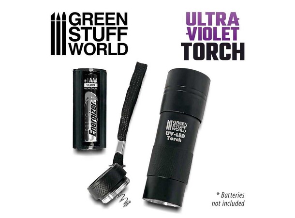 Ultraviolet Torch - UV Lommelykt Green Stuff World 
