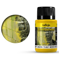 Vallejo Environment Moss & Lichen - 40ml Weathering Effects - Acrylic
