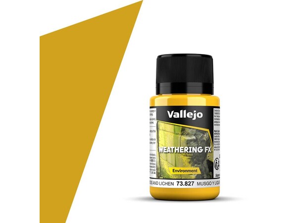 Vallejo Environment Moss & Lichen - 40ml Weathering Effects - Acrylic 
