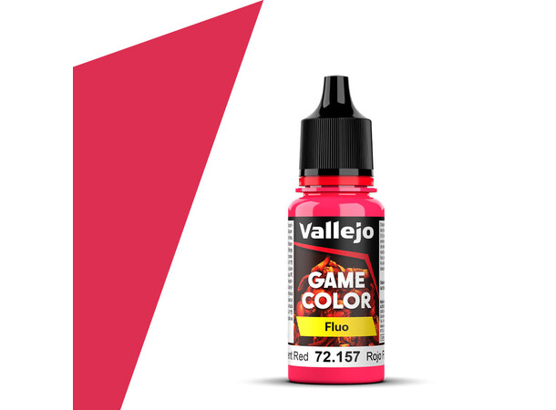 Vallejo Game Color Fluorescent Red 18ml - Fluo 