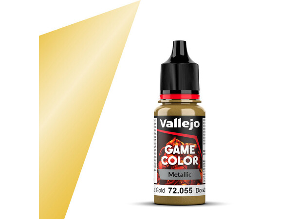 Vallejo Game Color Polished Gold 18ml - Metallic 