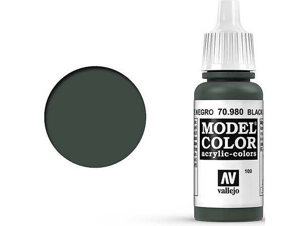 Vallejo Model Color Black Green 17ml Tilsvarer 4780AP | XF-11 | XF-17 | XF-70