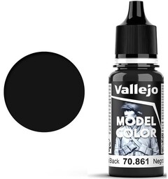 Vallejo Model Color Gloss Black 17ml Tilsvarer X-18