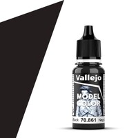 Vallejo Model Color Glossy Black Tilsvarer X-18