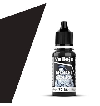 Vallejo Model Color Glossy Black Tilsvarer X-18