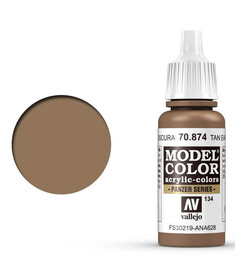 Vallejo Model Color Tan Earth 17ml Tilsvarer 4709AP | XF-79