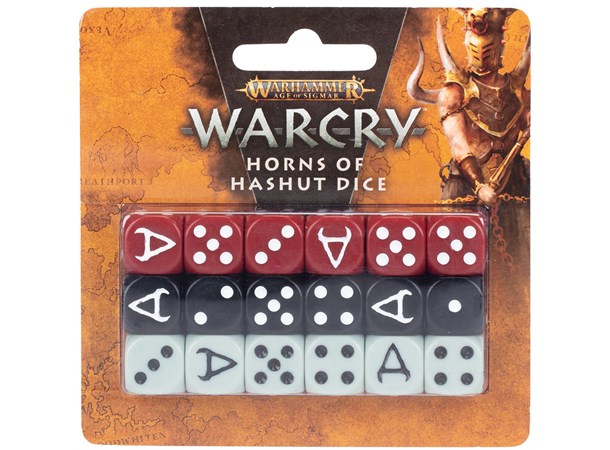 Warcry Dice Horns of Hashut Warhammer Age of Sigmar