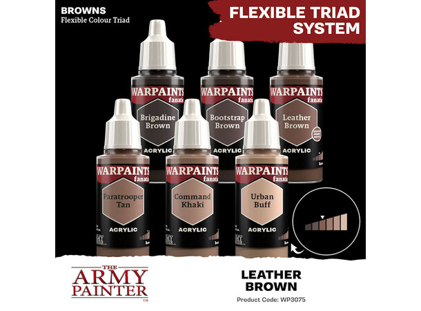 Warpaints Fanatic Leather Brown Army Painter