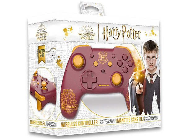 Wireless Controller Harry Potter Switch Gryffindor Red
