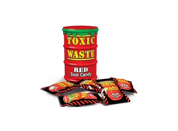 *Toxic Waste Red Sour Candy Drum 42g 