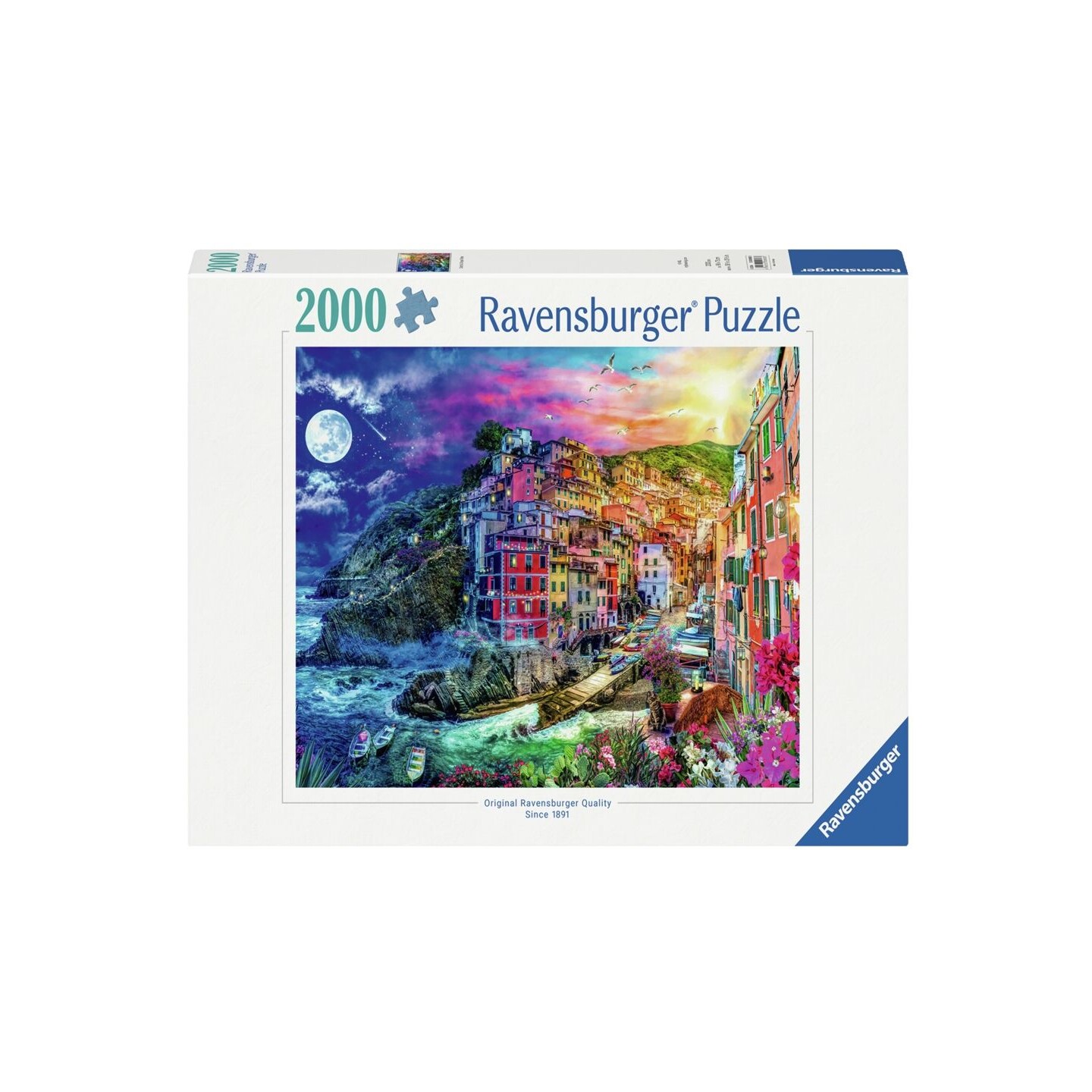 Colorful Cinque Terre 2000 biter Puslespill - Ravensburger Puzzle