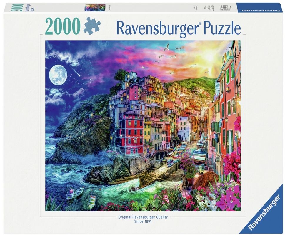 Colorful Cinque Terre 2000 biter Puslespill - Ravensburger Puzzle