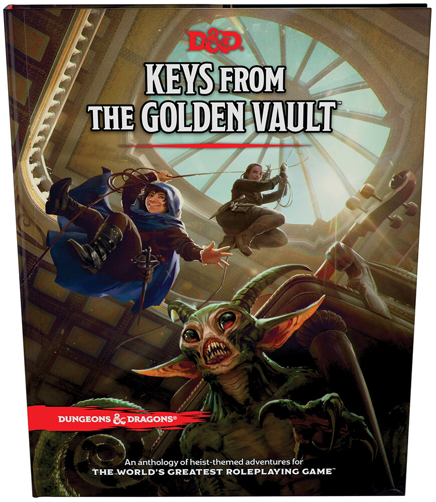 D&D Adventure Keys Golden Vault Dungeons & Dragons Scenario